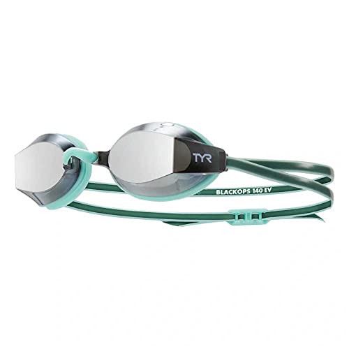 Image of TYR Womens Black Ops 140 EV Goggles - Competition Swim Goggles | Contoured Low-Profile Fit | 140 Peripheral Vision | Durafit Silicone Gaskets | Anti-Fog | 4 Nosebridges | UVA /UVB