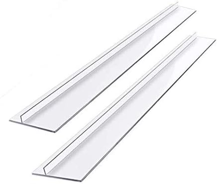 Vetoo Silicone Stove Gap Cover Between Stove and Counter, Stove Space Filler for Washer & Dryer, Cabinet Filler Strip Between Appliances: Stovetop, Oven Furniture and Washing Machine(25 inch, Clear)