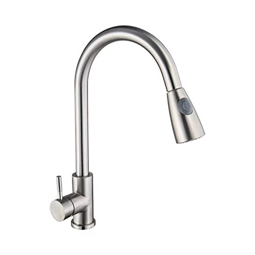 Robinet de cuisine extractible mitigeur évier eau chaude eau froide - 3