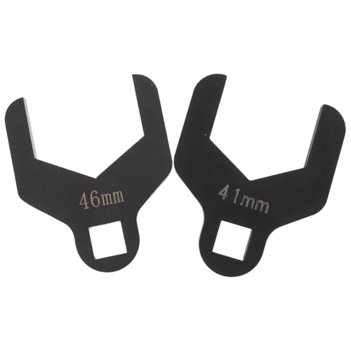 BUGUUYO 2 Pezzi Kit Chiave Tendicinghia Auto Compatto Strumento Puleggia in Acciaio per Regolazione Precisa Cinghia Distribuzione e Allineamento Pompa Acqua Facile da Usare e Portatile