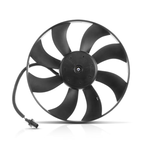 Frankberg Ventilador del radiador Diesel Compatible con Polo 9A 9N 1.4L Fabia II Combi 545 1.4L R.o.o.m.s.t.e.r 5J7 1.4L Fabia I Combi 6Y5 1.4L Fox Compacto 5Z1 5Z3 5Z4 1.4L 6Q0959455N