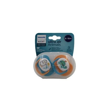 Avent Succhietto Ultra Air Collection 0-6 Mesi Mixed Collezione Animali 2  983167141 D