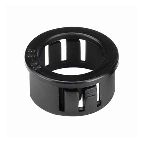 Preisvergleich Produktbild IOFIT Entlüftungslochabdeckung aus Kunststoff, Kabeltülle, Dichtung, einrastbarer Elektrokasten, Einlass, Auslass, O-Dichtung, Staubstopfen, Kabelschutz (Color : Svart, Size : SB-13)