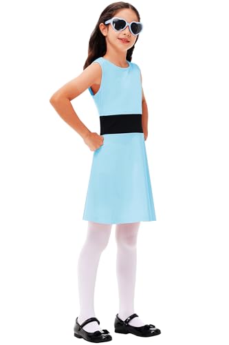 Deerose Girls Halloween Sleeveless Dress Lovely Cartoon Flare Dresses 5-14 Years4