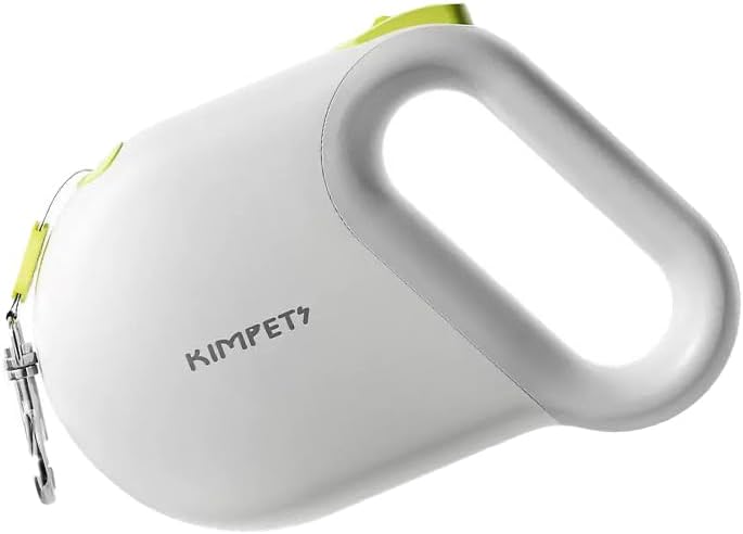 Retractable Dog Leash - No Tangle Design, 16FT Reflective Rope Body, One-Handed Brake & Lock, Perfect for Walks, Outdoor Adventures & Gift (White)