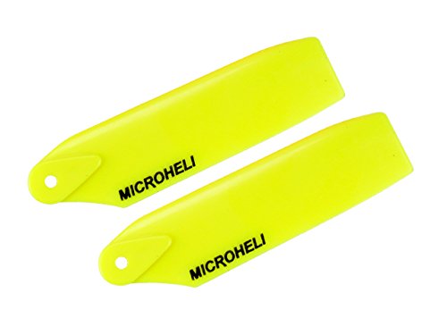 MICROHELI Plastic Tail Blade 73mm (Yellow)