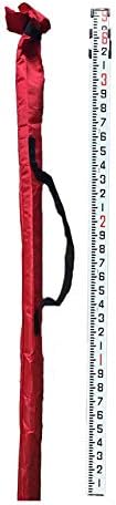 GEOLENI Aluminum Grade Rod - 8ths, With Carrying Case and Rod leve (9 Foot)