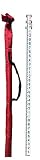GEOLENI Aluminum Grade Rod - 8ths, With Carrying Case and Rod leve (9 Foot)
