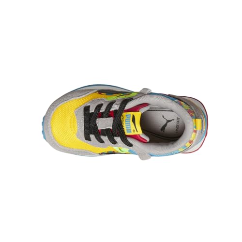 PUMA Toddler Boys Rider Fv Charcoal & Paint Ac Slip On Sneakers Shoes Casual - Yellow4