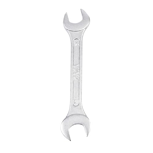 Image of TATA AGRICO D.O.E Double Open End Spanner 16x17mm (SMD506) | Chrome Vanadium Steel | Glossy Finish | Heavy Duty Wrench for Mechanical, Auto & Workshop Use (Pack of 1)