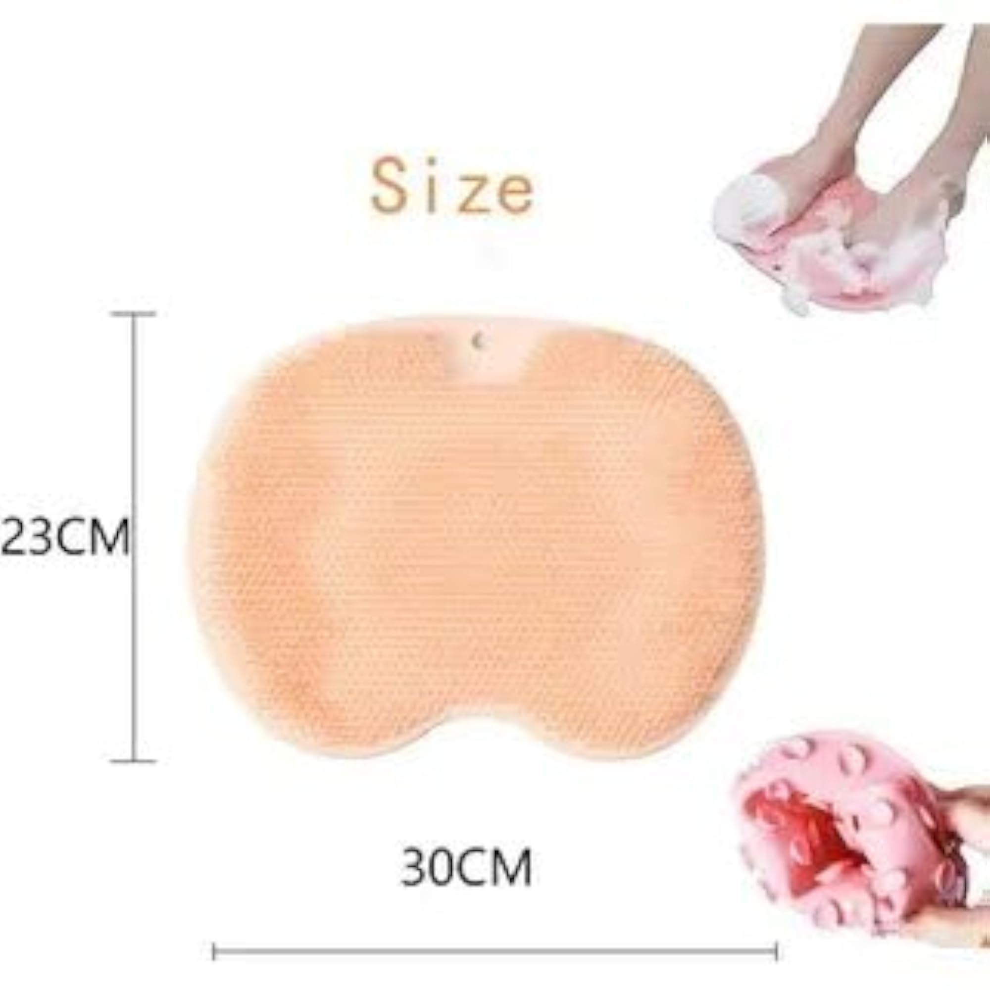 Shower Foot Massager Scrubber, XL Size Mat