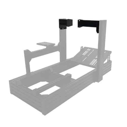 GT Omega Prime Fanatec Podium DD - Soporte para cabina Prime y otros aparejos de carreras de perfil de aluminio, puntos de montaje ajustables