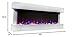 Touchstone Chesmont Smart Electric Fireplace- Wall Hanging Fireplace with 50