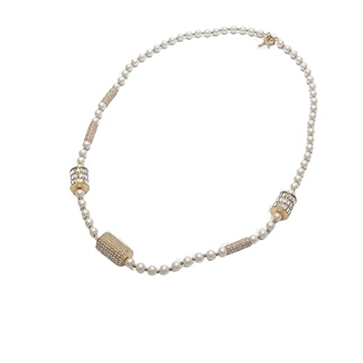 Smycken Boutique geometrisk design glitter mode pärla halsband lyx smycken, fest favoriserar, glamour mode smycken halsband