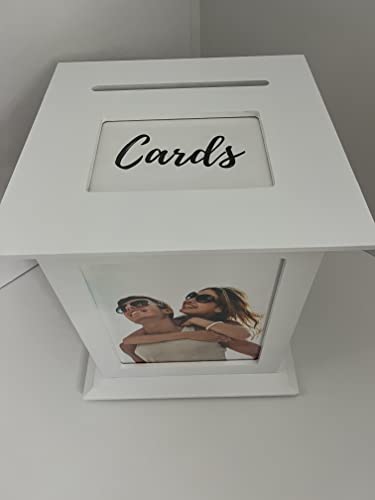 Wedding Card Box - Rotating The Perfect Card Box In White