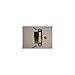 Baldwin 6339.L158 Left Handed Extended lip for 1-1/2", 2", 2-1/2" Backset Latch, Satin Brass and Black