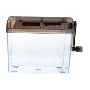 STOBOK Papierversnipperaar Shredder Handmatige Papiervernietiger A4 Papiervernietigers Voor Thuiskantoor A4 Papierstripsnijder Kantoor Versnipperaar Portret A6 Gesneden Papier Buikspieren