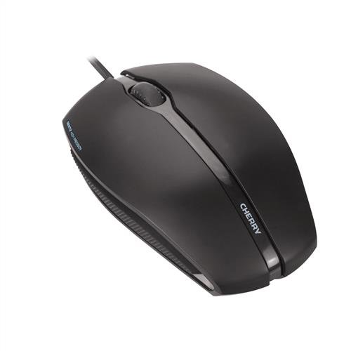 Cherry Gentix Illuminated, Mouse Con Filo, Parti Laterali E Rotella Di Scorrimento A Luce Blu, 3 Pulsanti, Sensore Ottico (1000 Dpi), Design Simmetrico, Nero - 4