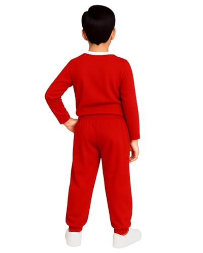 Image of Kuchipoo Boys Regular Fit Cotton T-Shirt and Trackpant Set