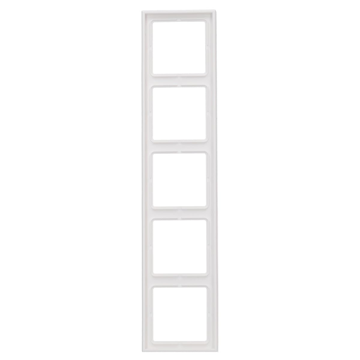 JUNG LS985WW Marco, Duroplástico, Resistente al Rayado, Brillante Blanco Alpino, Quintuple, 81 X 365mm