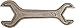 Dixon 25H-300200 Alum 2-Sided Hex Wrench, 3" x 2"
