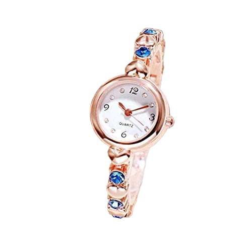 KE GALLERY Premium Luxury Analogue Girls Watch(White Dial Rosegold/D-White Colored Strap) (Rosegold-Dblue-2) (B0CD5HNRVM) Amazon Price History, Amazon Price Tracker