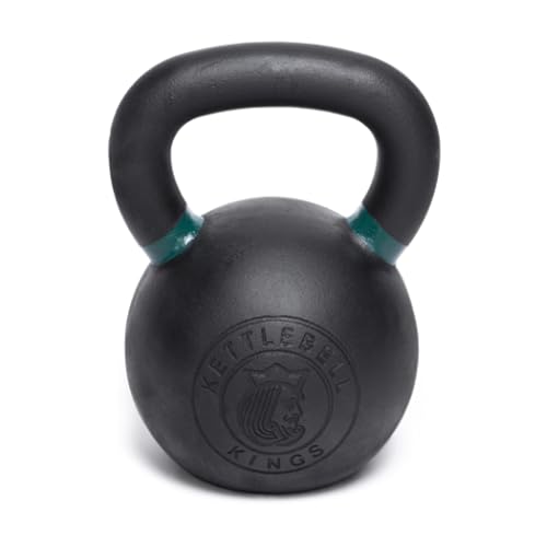 Kettlebell Kings Powder Coated Kettlebell Weights 4-48 KG | Hand weights Workout Gym Equipment & Strength training sets for Women & Men | Weights set for Home Gym- New