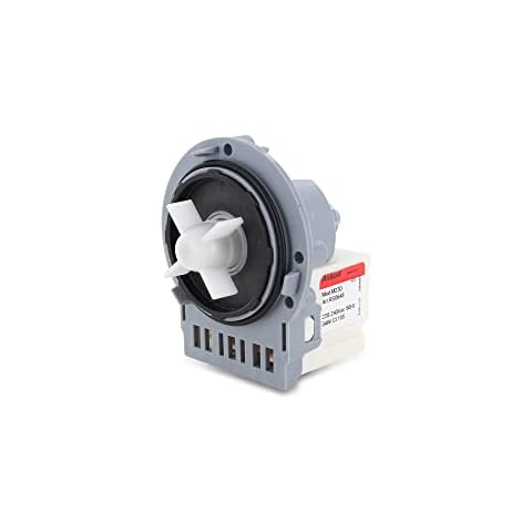 DL-pro Ablaufpumpe Pumpe für AEG Electrolux Juno Zanussi 124018006/5 1240180065 124018006 Pumpenmotor für Waschmaschine Waschtrockner Cover