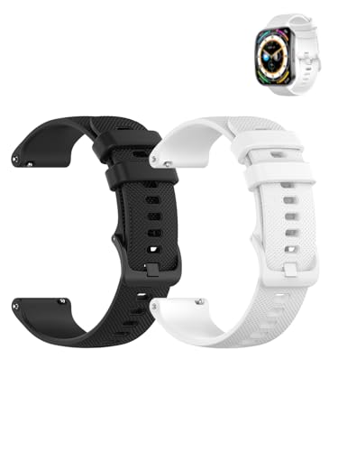 Correas Deportivas Silicona para Smartwatch MFVLP A7 2 Pack