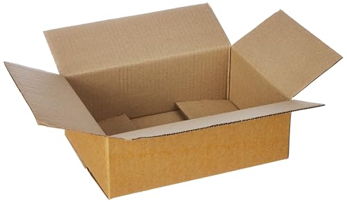 Image of BonKaso 3 Ply Corrugated Boxes for Packaging | 10 inchx7 inchx3.5 inch (Pack of 100) | Brown Cardboard Packing Box for Shipping, Moving & Storage | Cartons for Courier & Goods Transportation
