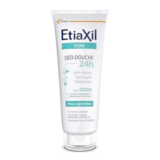 ETIAXIL - Déo-Douche - Gel Douche Transpiration Excessive - Corps - Peaux sensibles - 200 ml