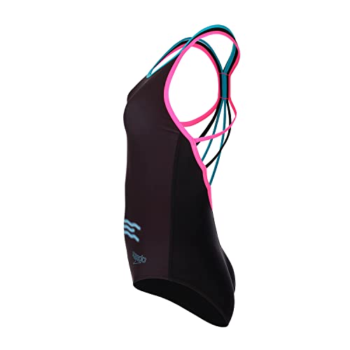 Speedo MAIÔ STRIPES NEON Preto G 029774