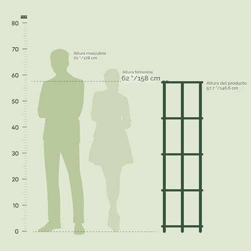 Furinno Estante de esquina de 5 niveles Haya y blanco 5 niveles - imagen 4