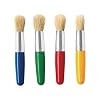 Colorations Stubby Chubby Brushes - Set of 12 Kids Craft Paint Brushes, Easy to Hold and Move, Arts & Crafts Supplies, Classroom Must Haves #4