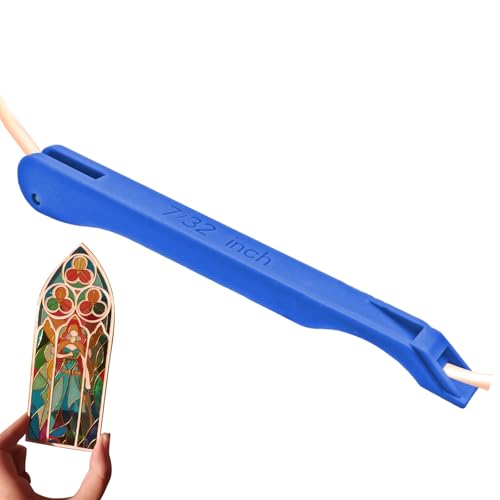 Herramienta de lámina de vidrio de 5.5 pulgadas, herramienta manual de ABS, herramientas de papel de aluminio para alisar los bordes de cinta de cobre, lámina ligera duradera para uso frecuente de