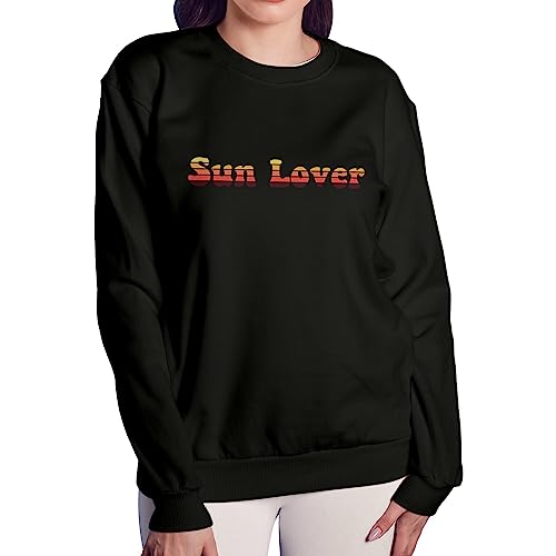 Sweatshirt Femme Sun Lover avec motif imprimé soleil ciel d'été résistant - 3