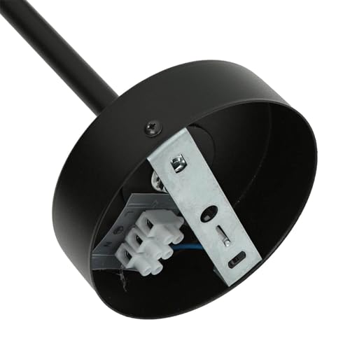 Aplique de pared negro CRAFT con casquillo E27 para iluminar tu escalera 7