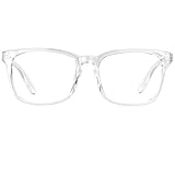 GQUEEN Fashion Glasses Non Prescription Fake Glasses for Women Men Clear Lens Square Transparent, 201582