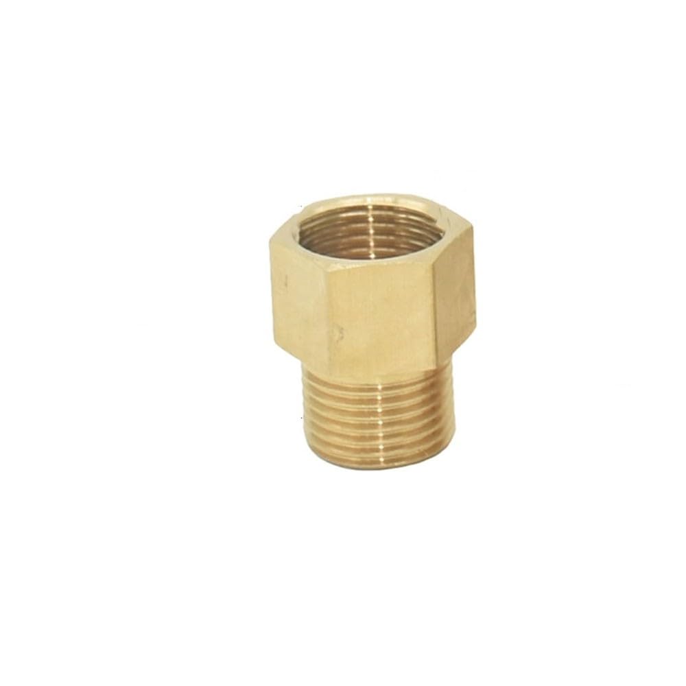 Conector roscado macho de latón a hembra de 1/2" y 3/4" 1/1.2/1.5/2 pulgadas Conector de extensión de tubería reductor de cobre