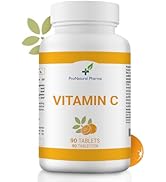 Vitamin C 1000 mg | 90 Vegan Tablets | 3 Month Supply | Immune System | Fatigue and Stress