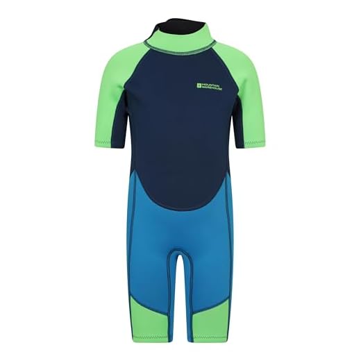 Mountain Warehouse Shorty Neoprenanzug Junior für Kinder - 2,5 mm, Kinder-Schwimmanzug für Jungen und Mädchen, Flatlock-Nähte, Wetsuit, Verstellbarer Hals, zum Surfen Rosa 11-12 Jahre