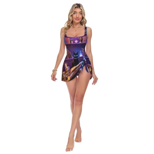 Maillot de bain une pièce avec jupe détachable ajustement confort