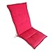 ZHANGYY Cuscini per sedie da Patio Cuscino per Sedia a Dondolo con Schienale Alto, Cuscino per Sedile reclinabile da Giardino Addensato Impermeabile per Interni all'aperto-Rosso