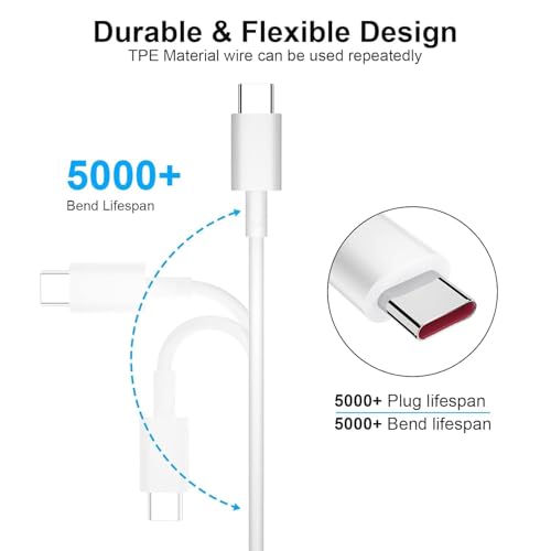 Image of Redmi-Original 67W 6A Superfast Type-C Data & Charging Cable | Works with Redmi Note 13 Pro /12 Pro /11 Pro 5G /11S /9 Pro /10 Pro Max and Poco X5 /X4 Pro /M5 Pro /M4 /X3 Pro (RDM-6A-CBL-3)