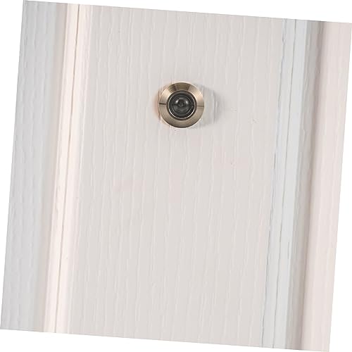 Mirilla para puerta DOITOOL con lente de gran angular, cobre, para mayor seguridad con visión en alta definición y fácil instalación en puertas principales miniatura 2