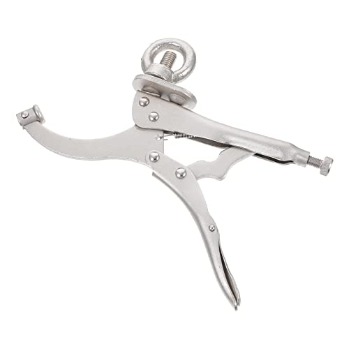 jojofuny Drill Press Locking Clamp, 1Pcs Heavy Duty Drill Press Clamps Useful Drill Press Vice Heavy Duty Drill Pliers, 9 Inch