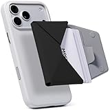 MOFT【公式直営店】多機能財布＆スタンド MagSafe対応 財布 カードケース メンズ レディース 折りたたみ式 コンパクト ミニ財布 小さい 大容量 使いやすい MOVAS™耐久素材 薄型 軽量 多機能 スマホスタンド iPhone対応 外出 旅行 ビジネス 日常に便利 ジェットブラック (スタンドなし)