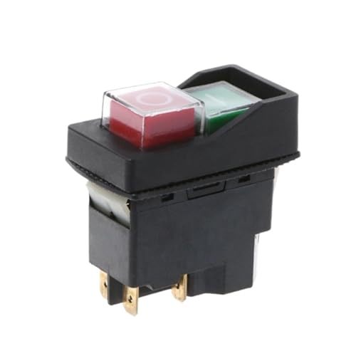 Interrupteur bouton-poussoir 16A 4Pin KLD28 marche arrêt pour scie et machine E7CB