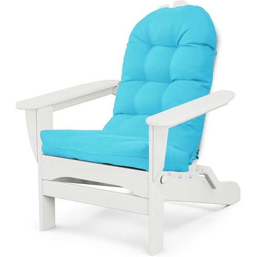 MQK Adirondack Chair Cushion, Outdoor Patio Furniture Seat Pad, Waterproof