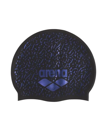 Image of Arena Unisex Shine Silicone Swim Cap for Women and Men Fitness Swimmers Intensive Training Durable Soft Elastic Bathing Cap